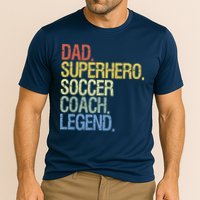 Soccer Coach Dad Cooling Performance Crew T-Shirt