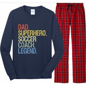 Soccer Coach Dad Long Sleeve Pajama Set