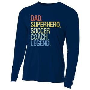 Soccer Coach Dad Cooling Performance Long Sleeve Crew