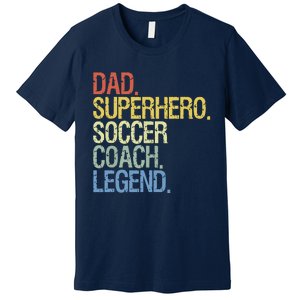 Soccer Coach Dad Premium T-Shirt