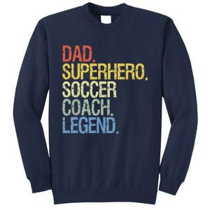 Soccer Coach Dad Tall Sweatshirt