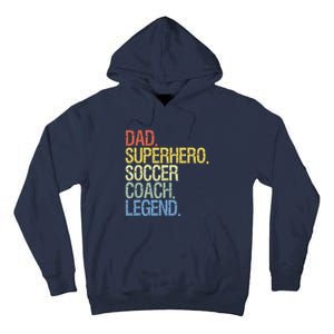 Soccer Coach Dad Tall Hoodie