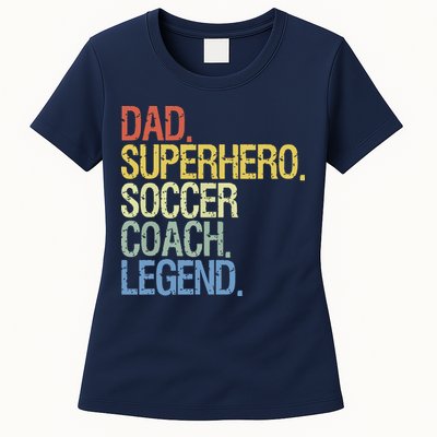 Soccer Coach Dad Womens T-Shirt