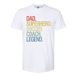 Soccer Coach Dad Softstyle CVC T-Shirt