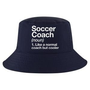 Soccer Coach Definition Sports School Instructor Trainer Cool Comfort Performance Bucket Hat