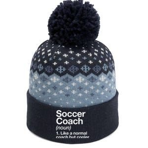 Soccer Coach Definition Sports School Instructor Trainer The Baniff Cuffed Pom Beanie