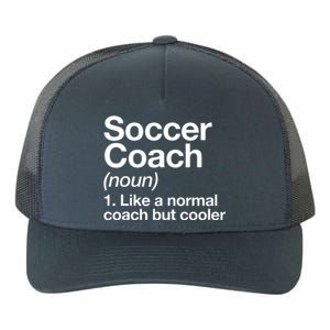 Soccer Coach Definition Sports School Instructor Trainer Yupoong Adult 5-Panel Trucker Hat