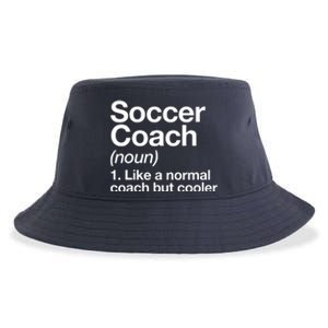 Soccer Coach Definition Sports School Instructor Trainer Sustainable Bucket Hat