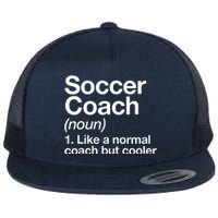 Soccer Coach Definition Sports School Instructor Trainer Flat Bill Trucker Hat