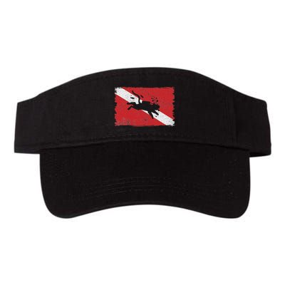Scuba Cat Diving Flag Vintage Cats Diver Dive Funny Minimal Visor