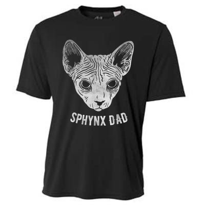 Sphynx Cat Dad Cooling Performance Crew T-Shirt