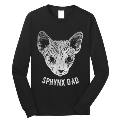 Sphynx Cat Dad Long Sleeve Shirt