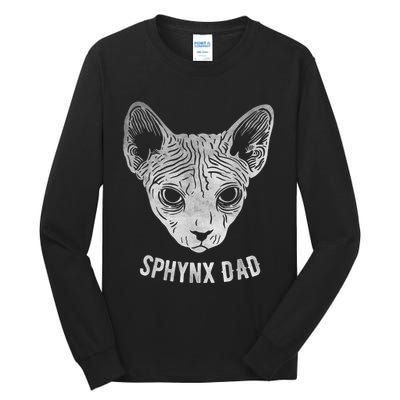 Sphynx Cat Dad Tall Long Sleeve T-Shirt