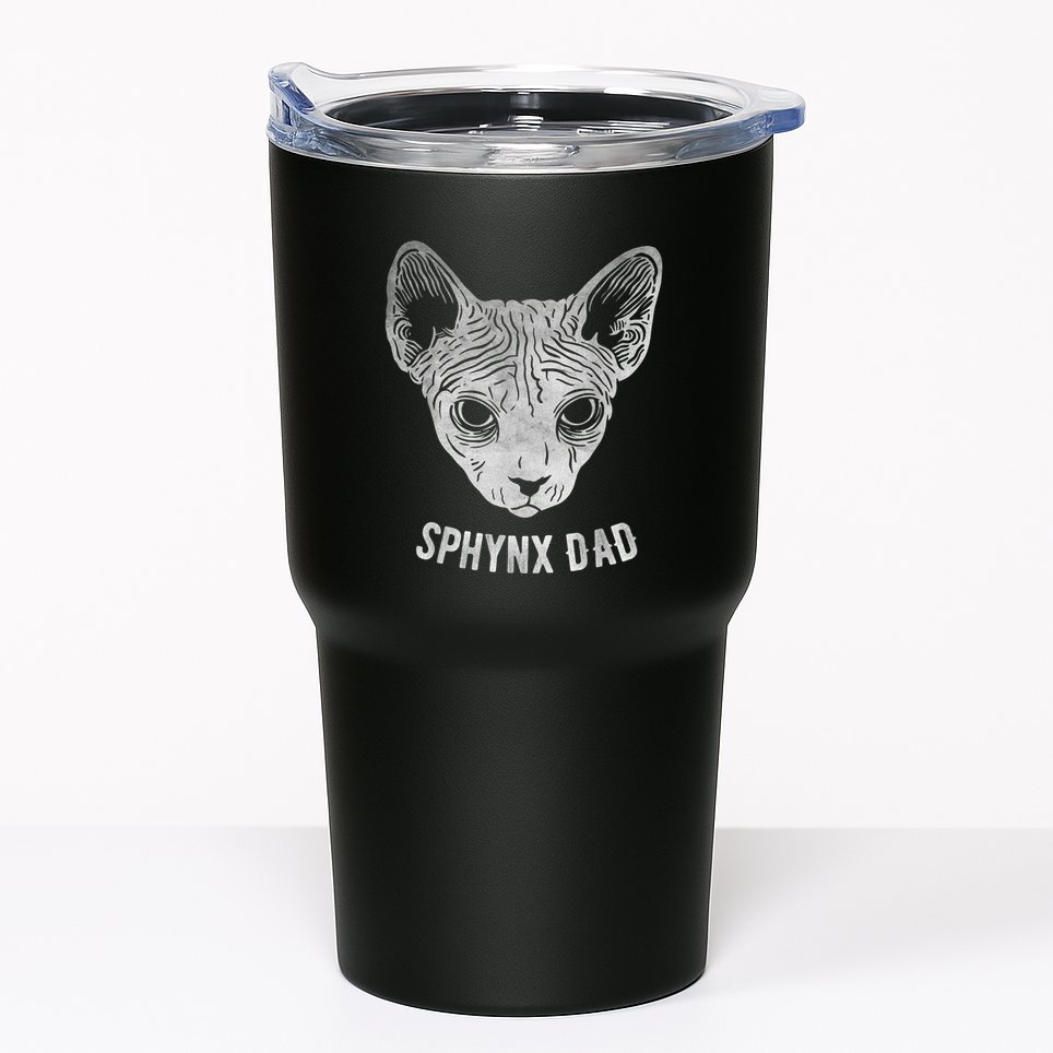 Sphynx Cat Dad Tumbler