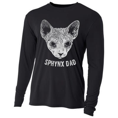 Sphynx Cat Dad Cooling Performance Long Sleeve Crew