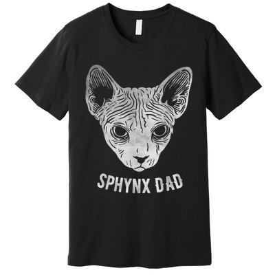 Sphynx Cat Dad Premium T-Shirt