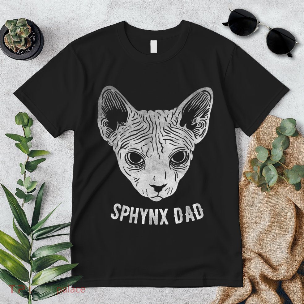 Sphynx Cat Dad Premium T-Shirt