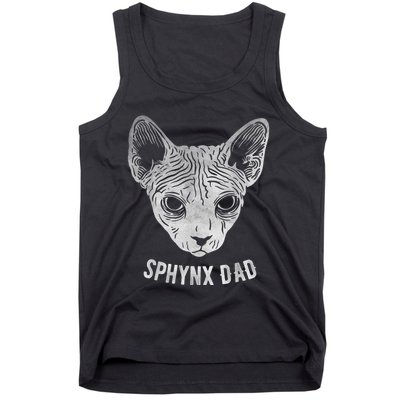 Sphynx Cat Dad Tank Top