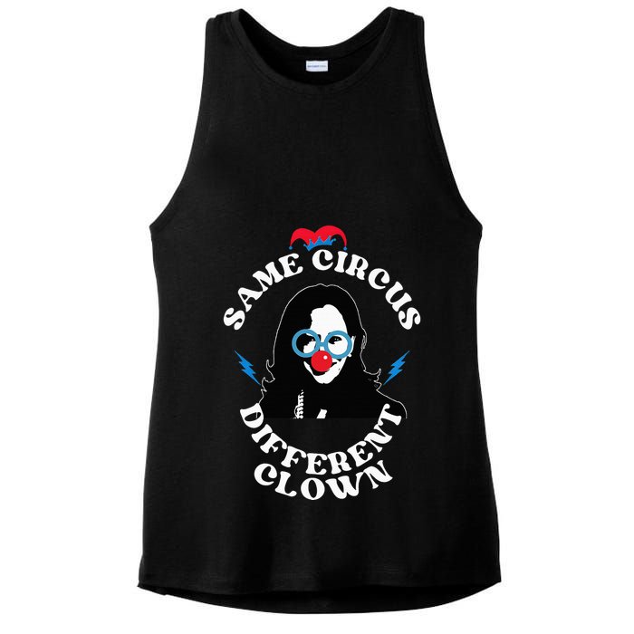Same Circus Different Clown Kamala Clown Ladies PosiCharge Tri-Blend Wicking Tank
