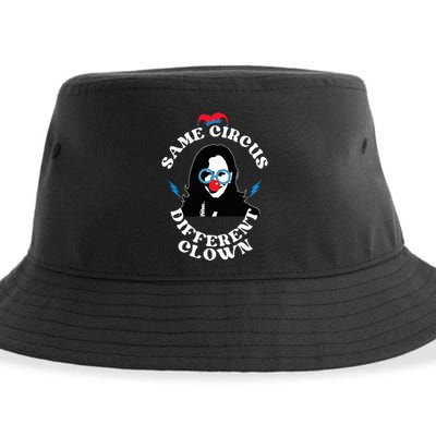 Same Circus Different Clown Kamala Clown Sustainable Bucket Hat