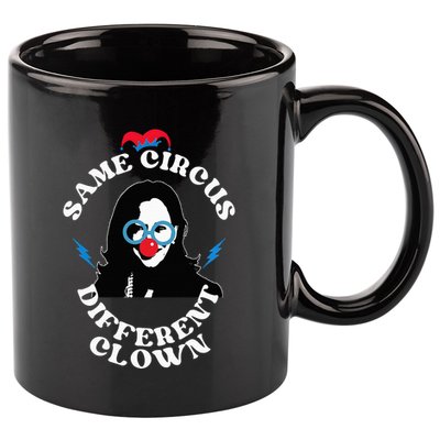 Same Circus Different Clown Kamala Clown 11oz C Handle Ceramic Mug