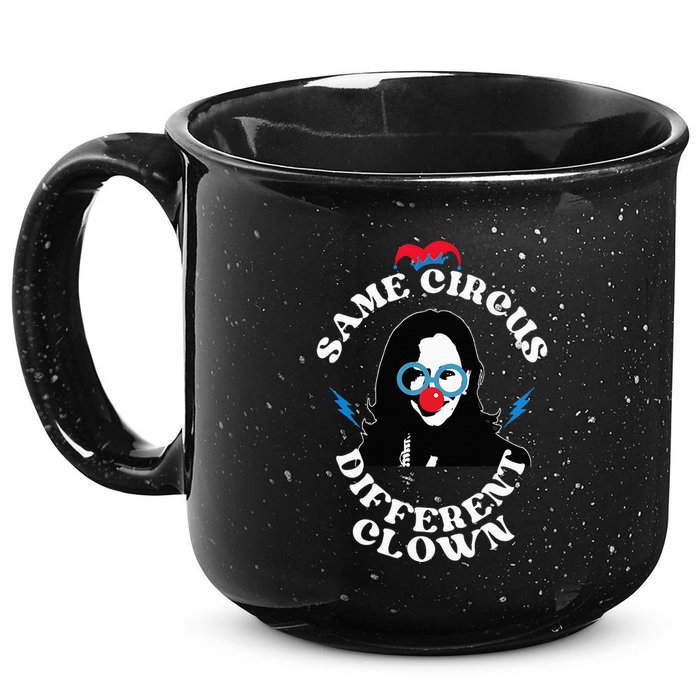 Same Circus Different Clown Kamala Clown 15oz Campfire Ceramic Mug
