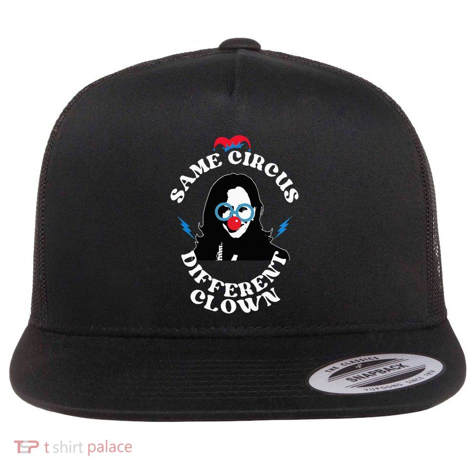 Same Circus Different Clown Kamala Clown Flatbill Hat