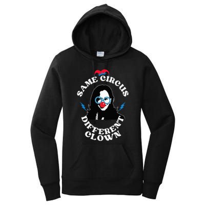 Same Circus Different Clown Kamala Clown Women's Pullover Hoodie