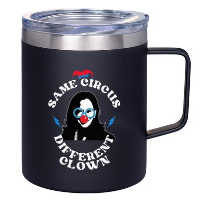 Same Circus Different Clown Kamala Clown 12oz Stainless Steel Coffee Mug