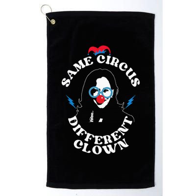 Same Circus Different Clown Kamala Clown Golf Towel