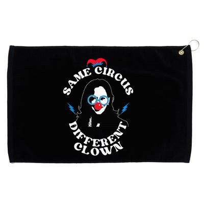 Same Circus Different Clown Kamala Clown Grommeted Golf Towel