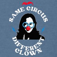 Same Circus Different Clown Kamala Clown Garment-Dyed Sweatshirt