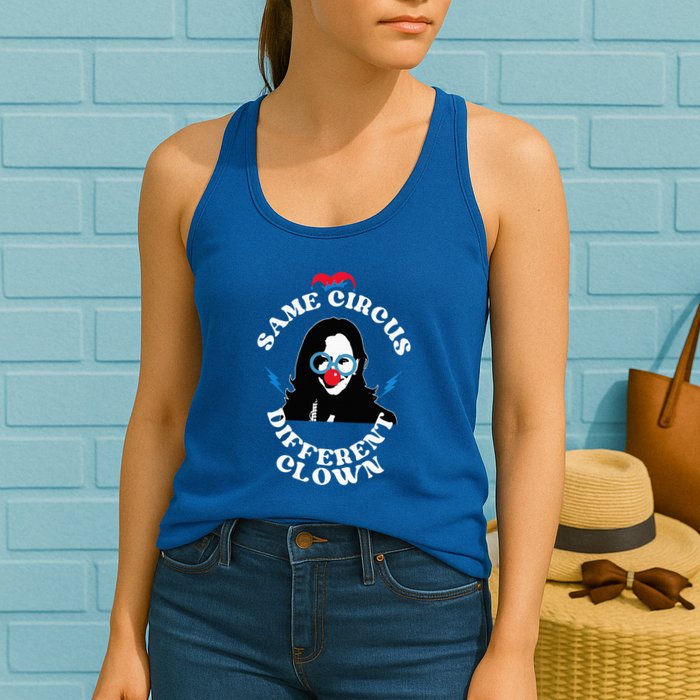 Same Circus Different Clown Kamala Clown Womens Tank Top