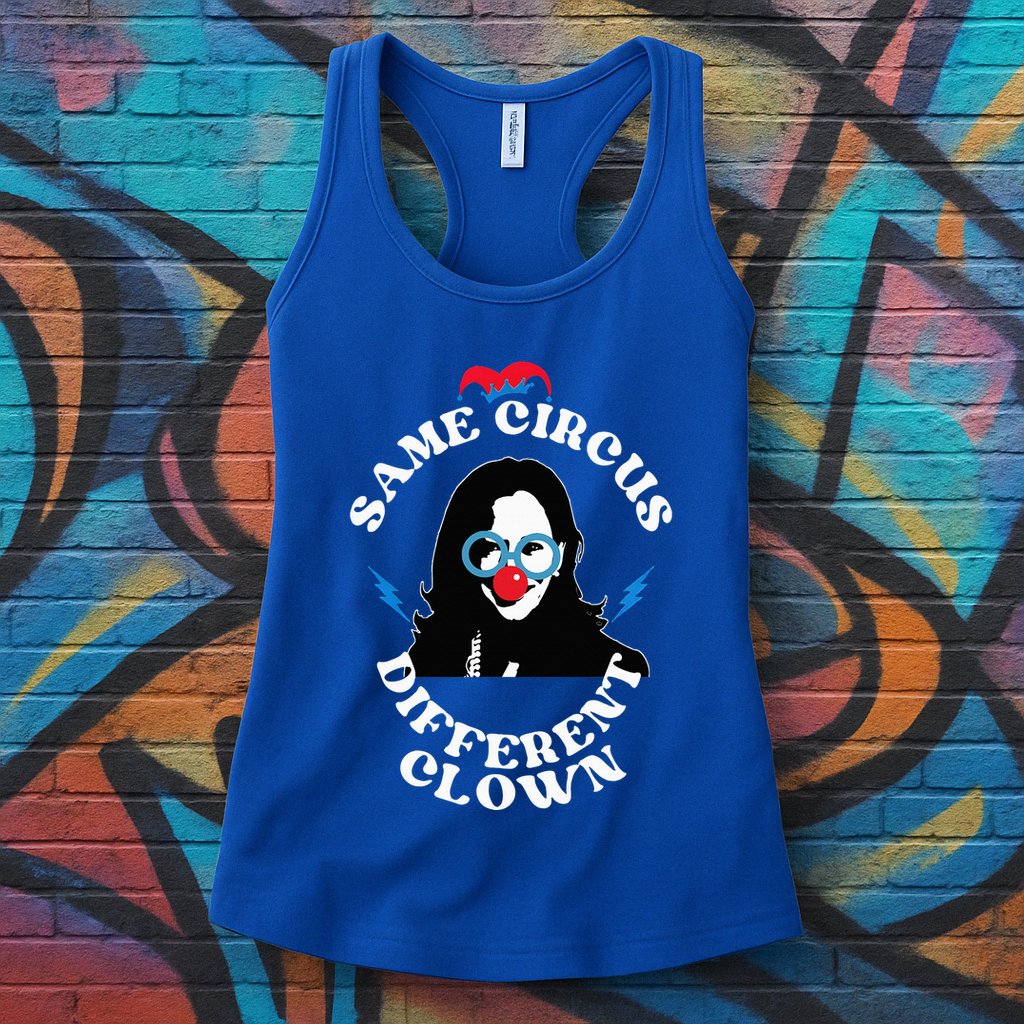 Same Circus Different Clown Kamala Clown Womens Tank Top
