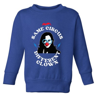 Same Circus Different Clown Kamala Clown Toddler Sweatshirt