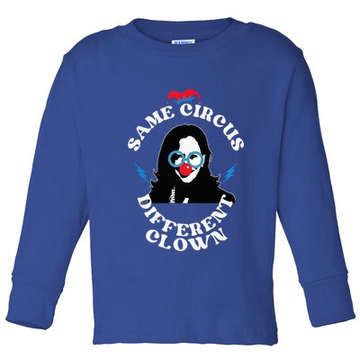 Same Circus Different Clown Kamala Clown Toddler Long Sleeve Shirt