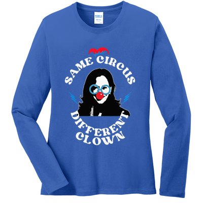 Same Circus Different Clown Kamala Clown Ladies Long Sleeve Shirt