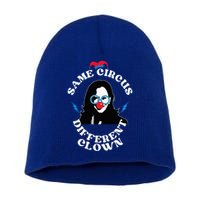 Same Circus Different Clown Kamala Clown Short Acrylic Beanie