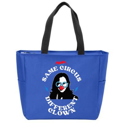 Same Circus Different Clown Kamala Clown Zip Tote Bag