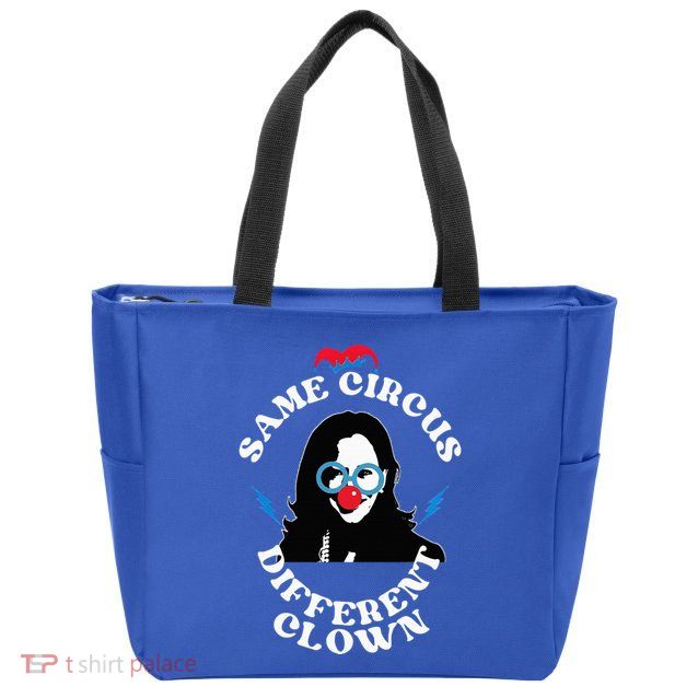 Same Circus Different Clown Kamala Clown Zip Tote Bag