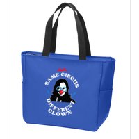 Same Circus Different Clown Kamala Clown Zip Tote Bag