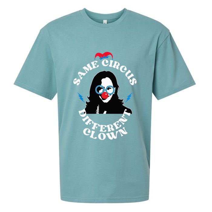 Same Circus Different Clown Kamala Clown Sueded Cloud Jersey T-Shirt