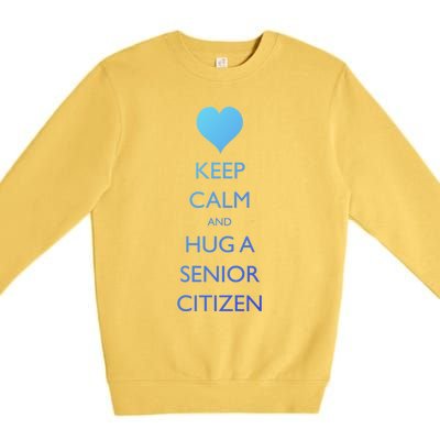 Senior Citizens Day Grandparents Senior Citizen Cute Gift Premium Crewneck Sweatshirt