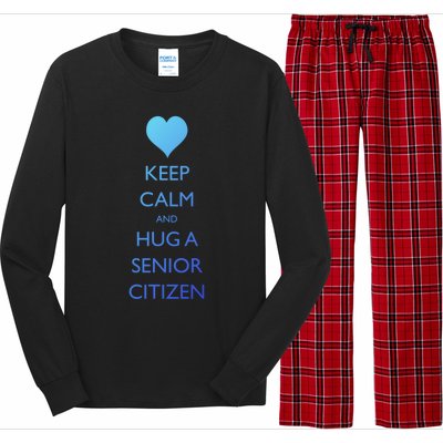 Senior Citizens Day Grandparents Senior Citizen Cute Gift Long Sleeve Pajama Set