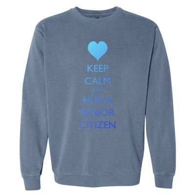 Senior Citizens Day Grandparents Senior Citizen Cute Gift Garment-Dyed Sweatshirt