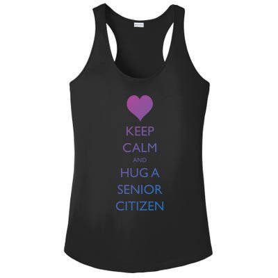 Senior Citizens Day Grandparents Senior Citizen Cute Gift Ladies PosiCharge Competitor Racerback Tank