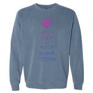 Senior Citizens Day Grandparents Senior Citizen Cute Gift Garment-Dyed Sweatshirt