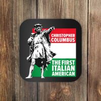 Save Columbus Day Italian Pride Coaster