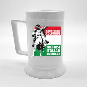 Save Columbus Day Italian Pride Beer Stein