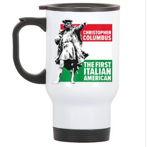 Save Columbus Day Italian Pride Stainless Steel Travel Mug